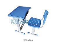 批发WX-K009学生课桌椅